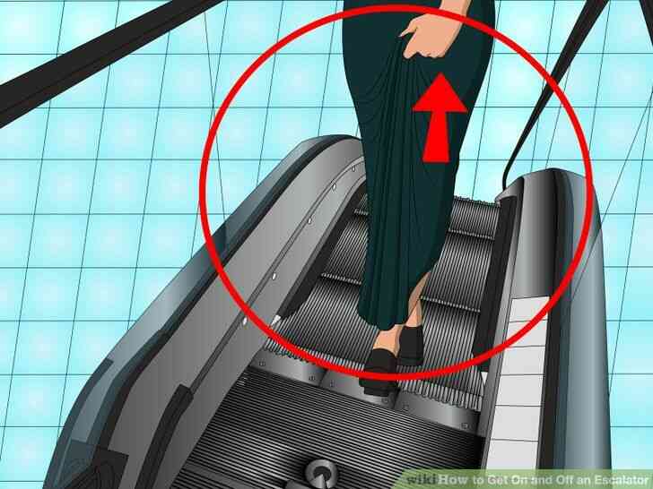 Image intitulé de monter et de descendre un Escalator Étape 9